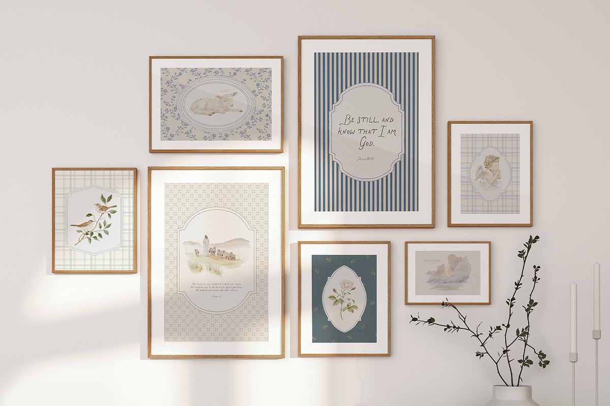Le Jardin Céleste Christian Prints, a Background Graphic by Muse Artist (Photo 18 of 26)