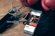 Gym Man Podcaster ig Stories Post, a Social Media Template by rivatxfz (Thumbnail 3 of 4)