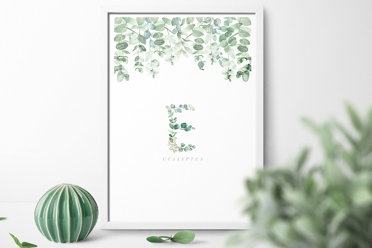 Scent of Eucalyptus - Graphic Set, an Illustration by studioequinox (Photo 2 of 21)