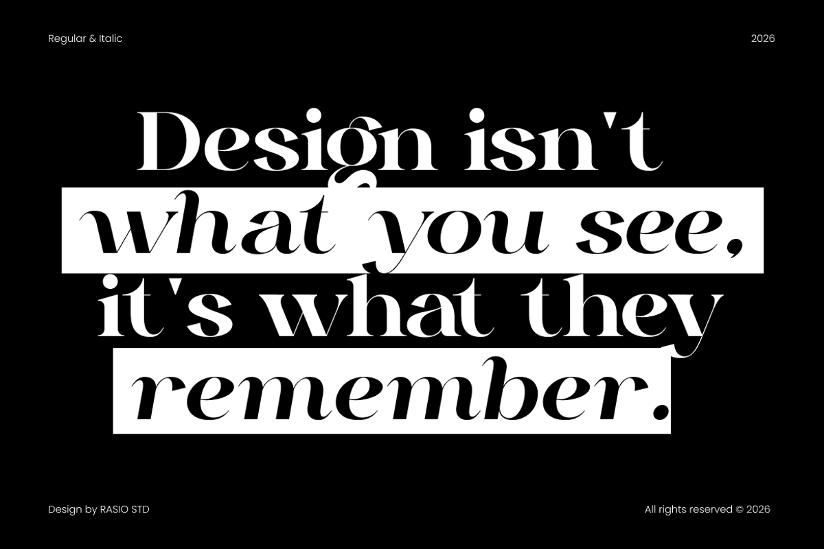 Maronier Modern Serif Typeface Font, a Serif Font by Rasio Studio (Photo 7 of 12)