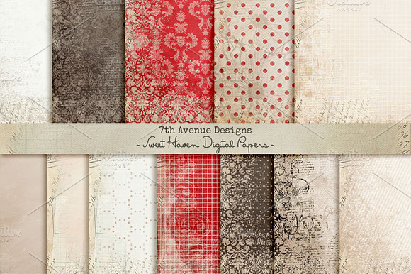 Sweet Haven Digital Papers