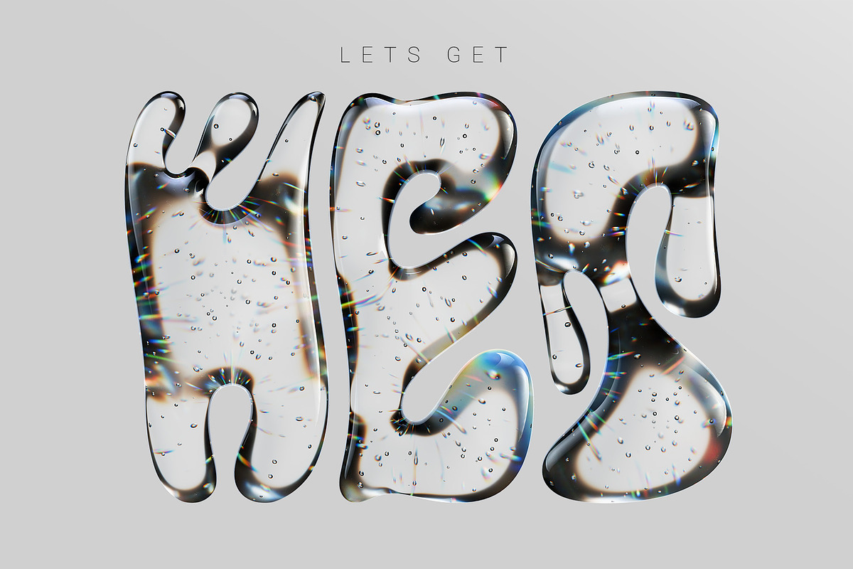 Floating Drop - Color Bitmap Font, a Symbol Font by Gleb Guralnyk (Photo 4 of 5)