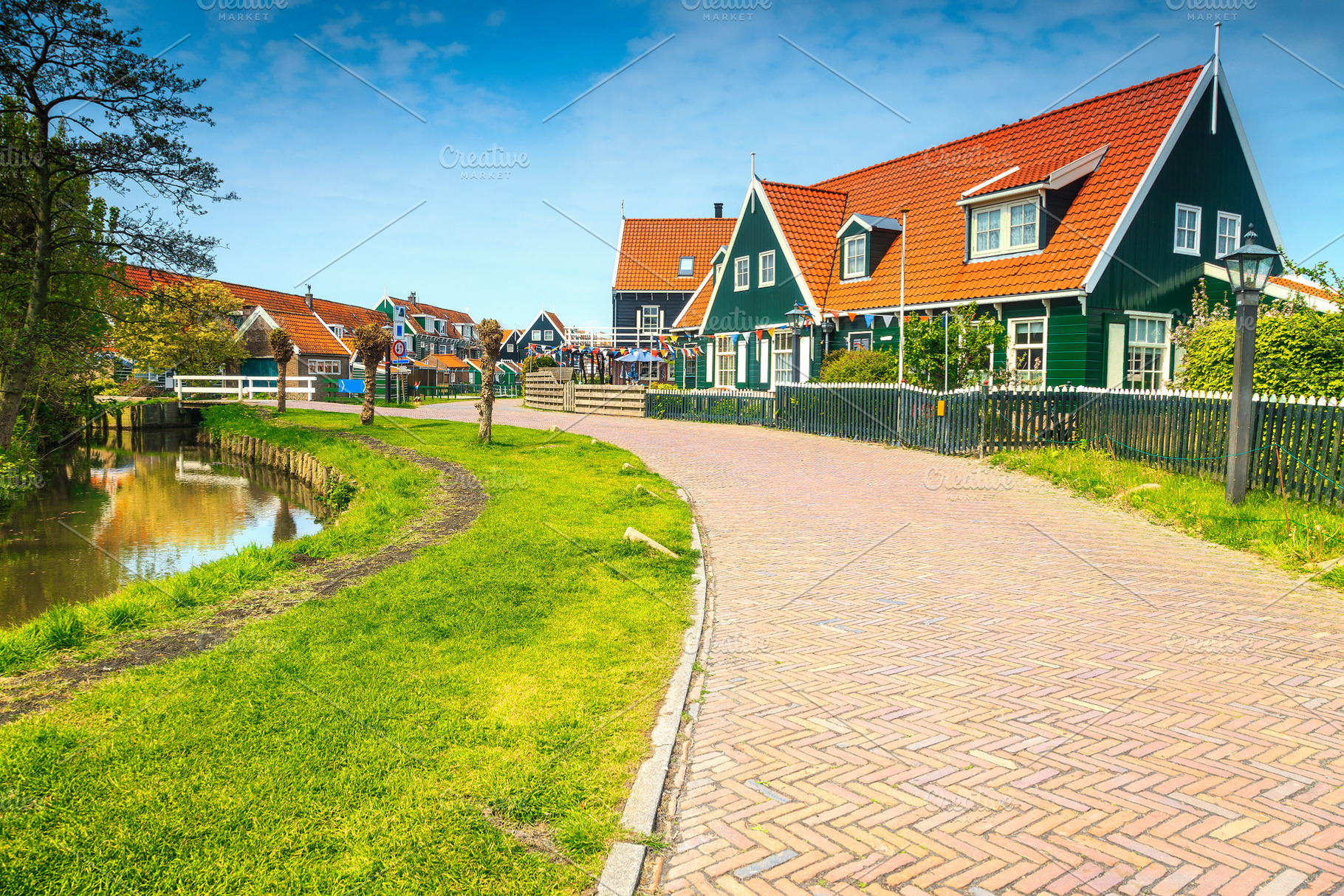 Fantastic touristic fishing village, an Architecture Photo by Alpine Dreams