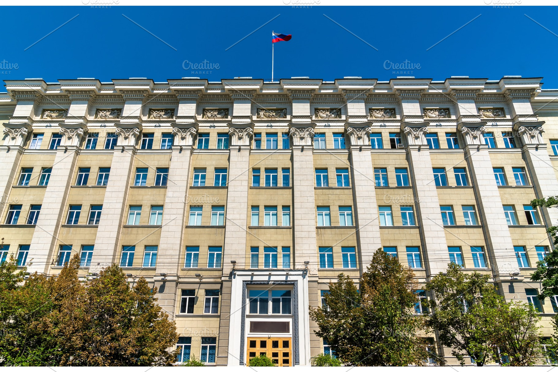 Administrative building in Rostov-on, an Architecture Photo by Leonid Andronov