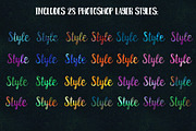 Oh So Iridescent Shimmer Foils, a Layer Style Add-On by Transfuchsian (Thumbnail 5 of 6)