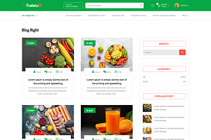 Grocery Store HTML5 Template