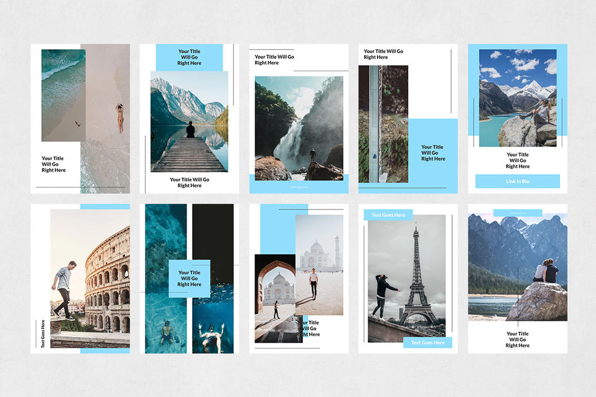 Travel Pinterest Posts, a Social Media Template by Social Corner Graphics (Photo 7 of 8)
