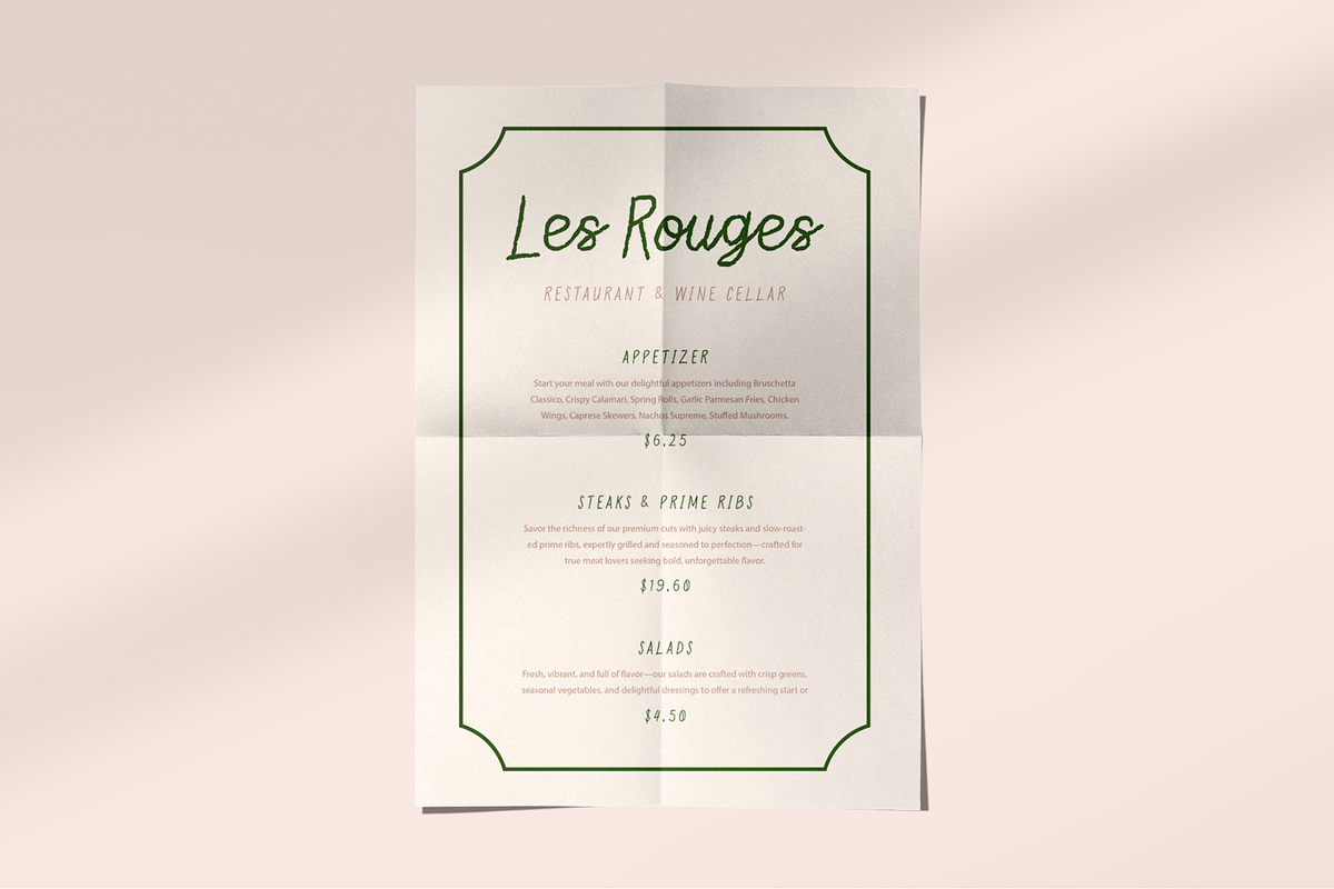 Les Rouges – Casual Script Font, a Font by Huge Dream Studio (Photo 9 of 10)