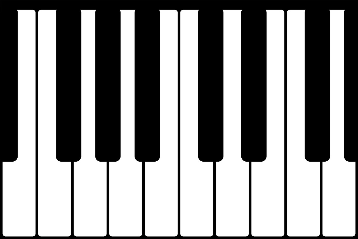 Piano Keyboard, a Graphic by Volyk (Photo 1 of 3)