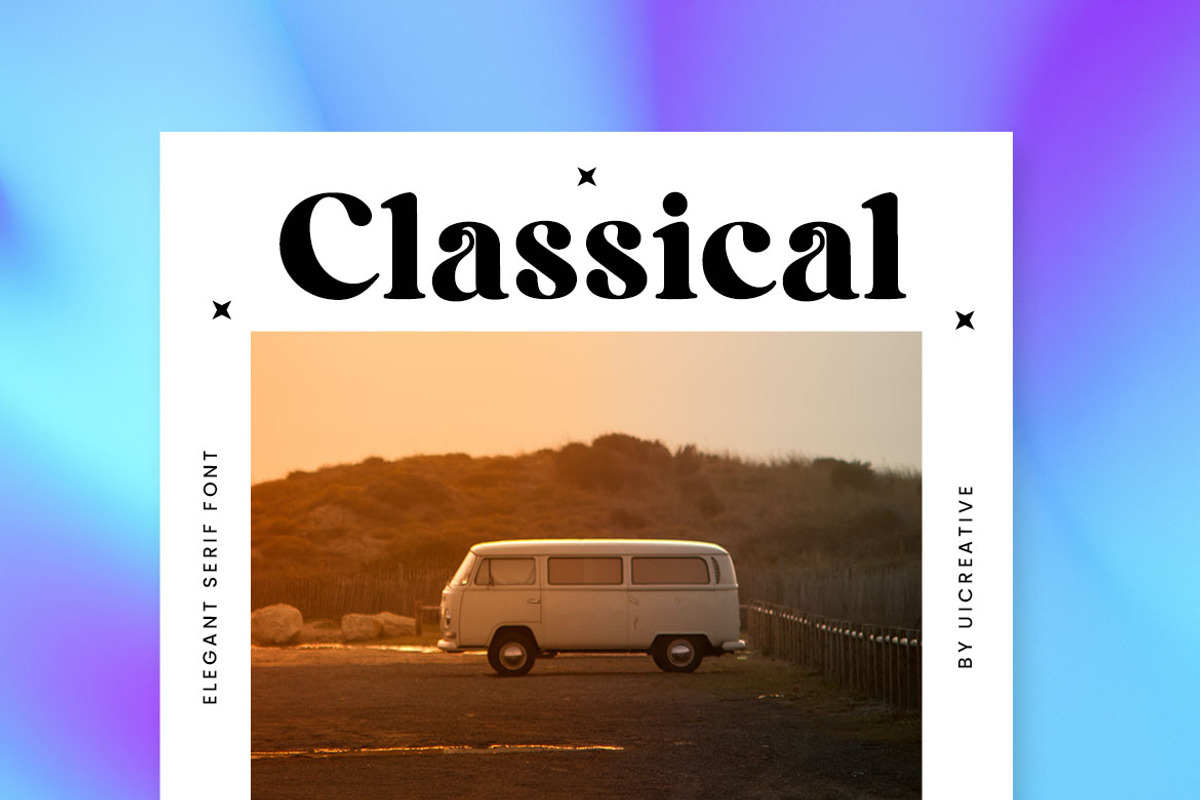 Retrograde Modern Retro Serif Font, a Serif Font by UICreative (Photo 2 of 13)