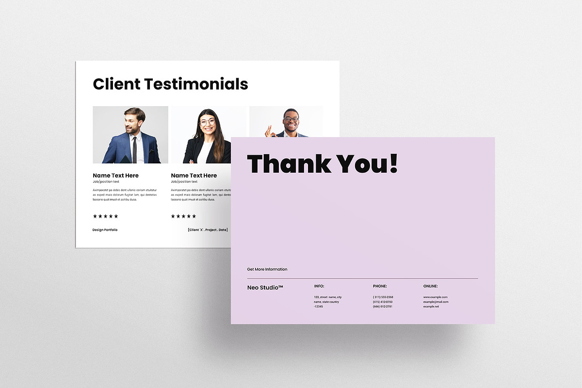 Graphic Design Portfolio Template, a Brochure Template by ArtisanaAura (Photo 14 of 14)