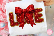 Glitter LOVE Valentine's Day PNG, an Illustration by CreationArt (Thumbnail 3 of 5)