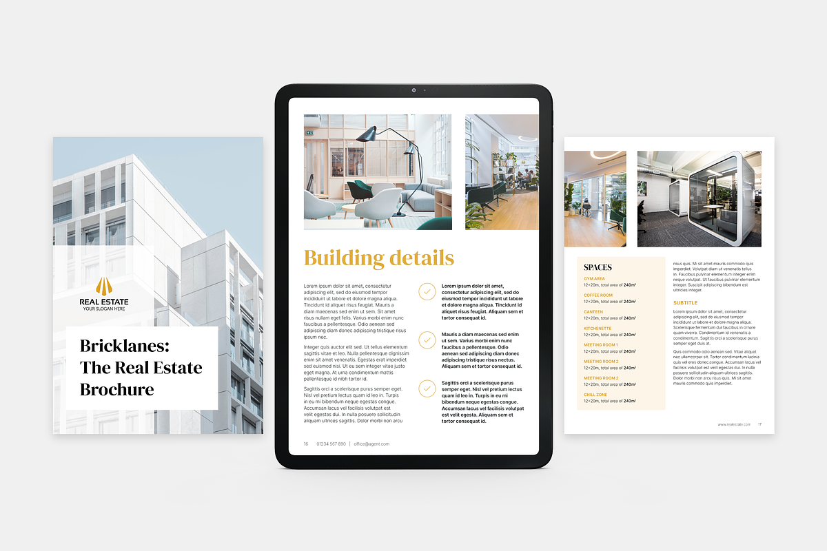 Real Estate Portrait Luxury Brochure, a Brochure Template by SonaGeciova (Photo 2 of 16)