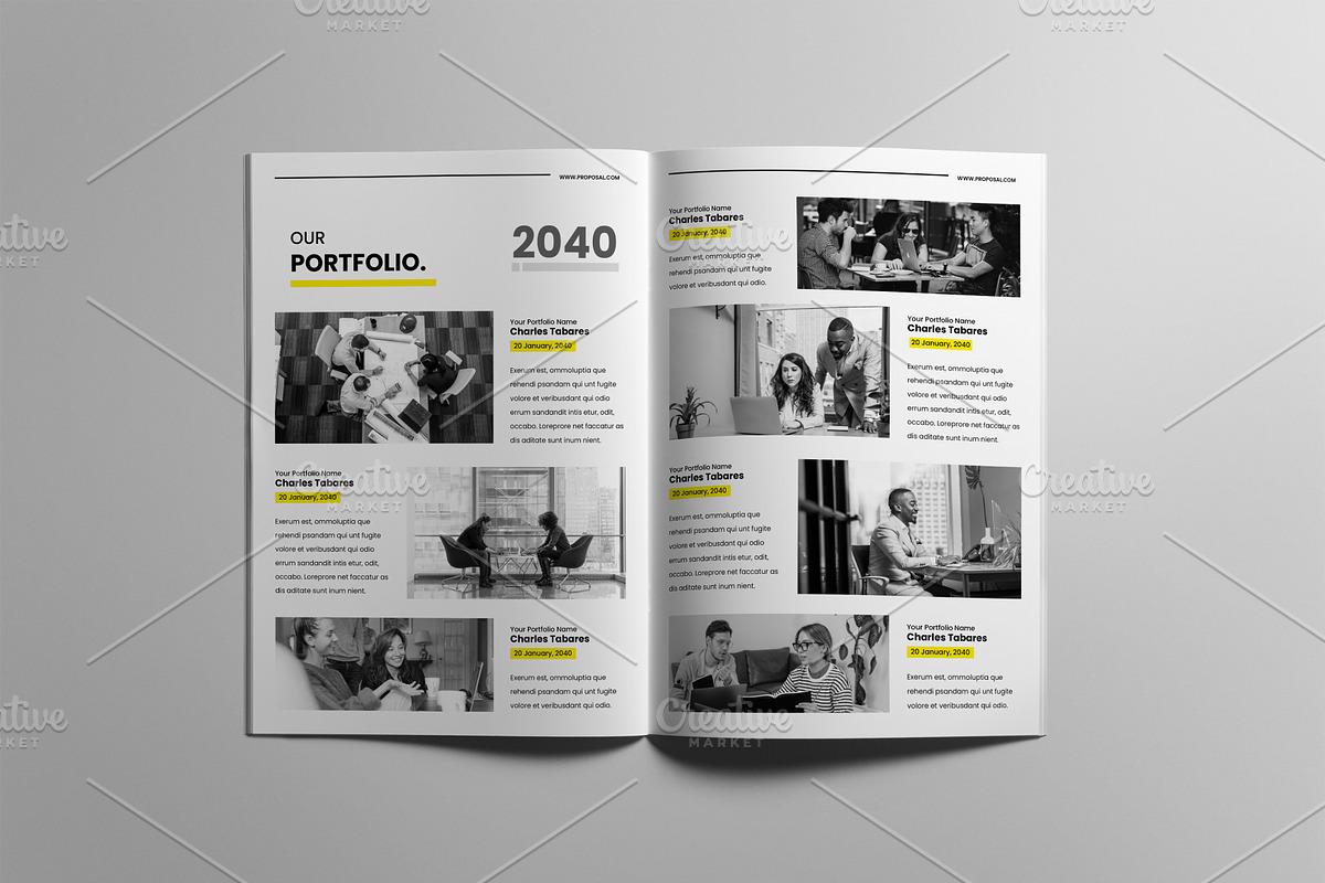 Company Project Proposal Design, a Brochure Template by FlyeredTemplate (Photo 8 of 18)