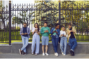 Diverse group of young people, a Person Photo by StudioRomantic