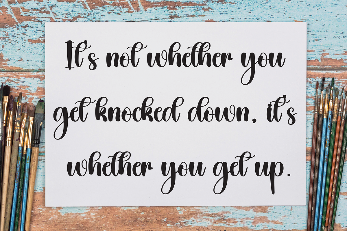 Ginger | Script Font, a Handwritten Font by Scratchones (Photo 6 of 9)