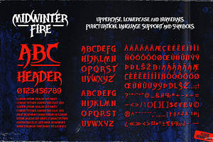 Midwinter Fire: Gothic Fantasy Font