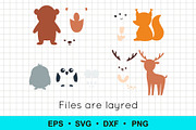 Woodland Animals Clip Art, an Animal Illustration by Elena Nesterova (Thumbnail 3 of 4)