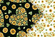 Floral Hearts Clipart & Patterns, a Decorative Illustration by Valin Malin (Thumbnail 11 of 16)