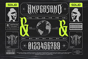 Violent Brave Brutalism Typeface, a Blackletter Font by alit design (Thumbnail 21 of 22)