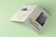 Minimal Funeral Program, a Brochure Template by Neermana (Thumbnail 2 of 4)