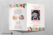 Funeral Program Template Rose, a Brochure Template by Madhabi Studio (Thumbnail 2 of 5)