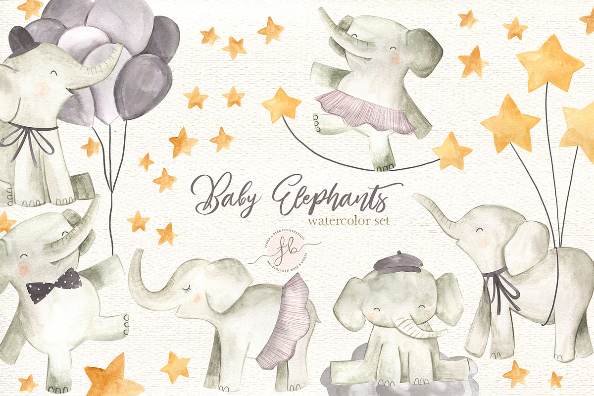 Watercolor Bundle, an Animal Illustration by Flora+Bear (Photo 17 of 32)
