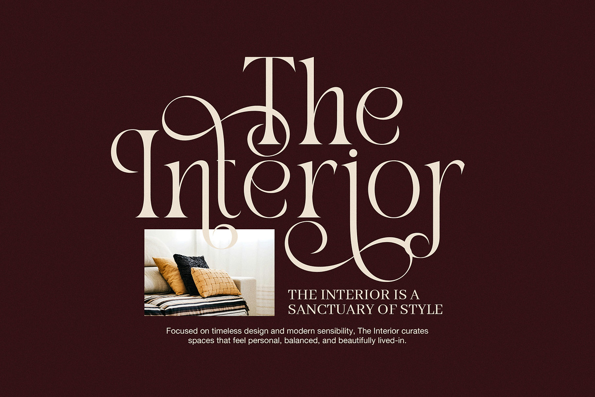 Riukin Elegant Serif Font, a Serif Font by Perfectype (Photo 4 of 8)