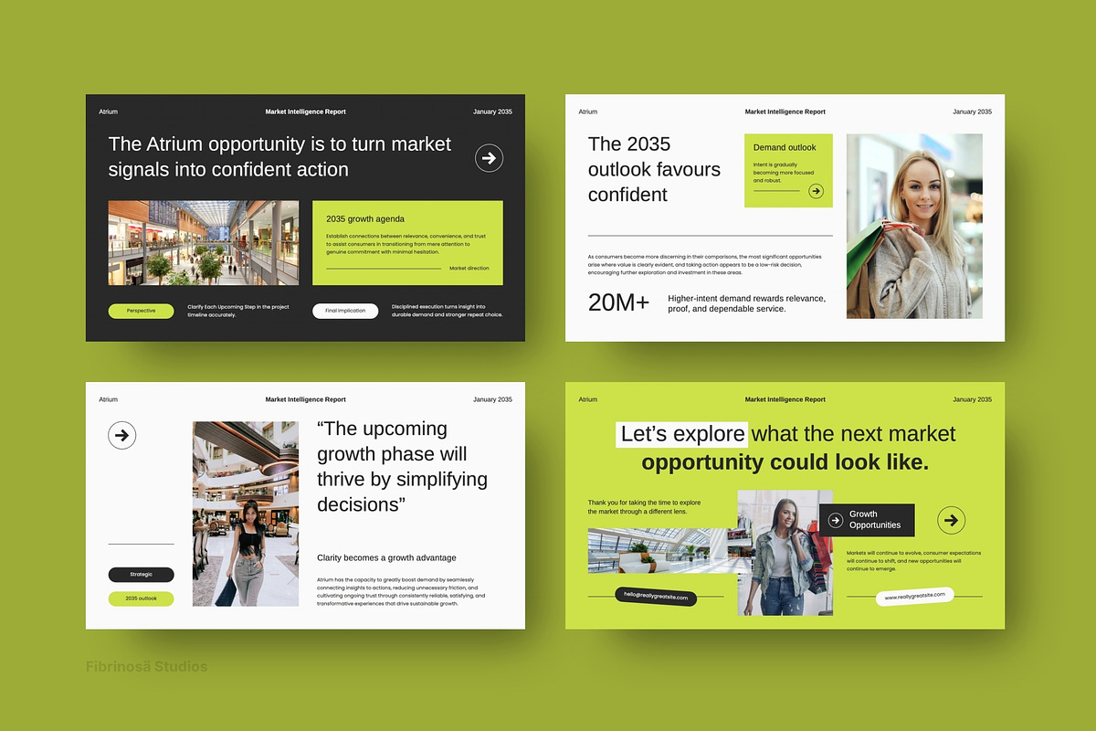 Market Intelligence Pitch Deck, a Presentation Template by FIBRINOSÄ (Photo 7 of 7)