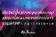 High Frequency hand lettered script, a Script Font by Salty Sweet Creative (Thumbnail 2 of 5)