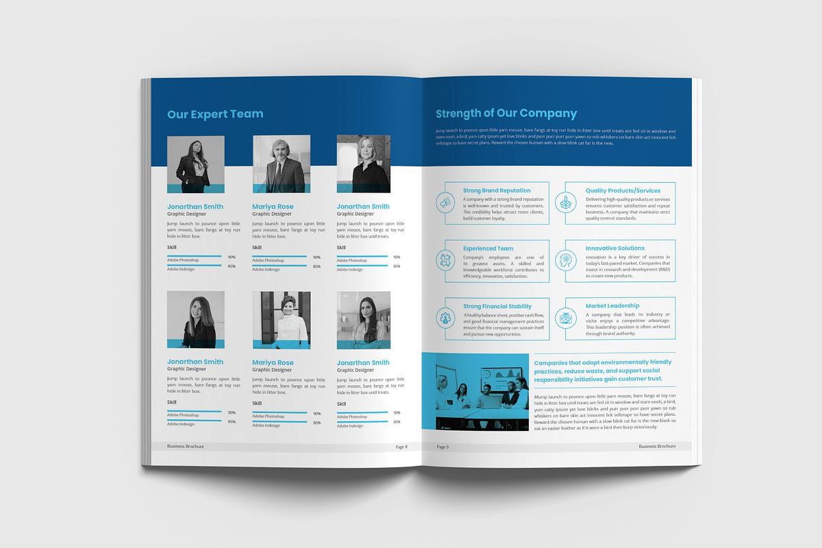 Company Profile Brochure Word, a Brochure Template by TheBrightGrap (Photo 4 of 11)