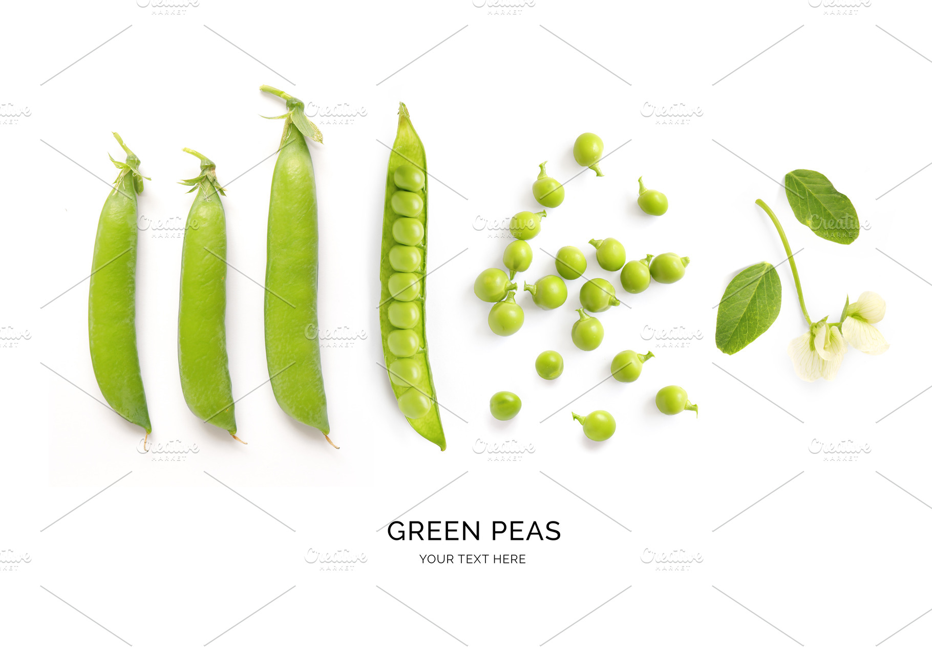 Green peas featuring tasteful, veggie, and half, a Food & Drink Photo by StudioPhoto