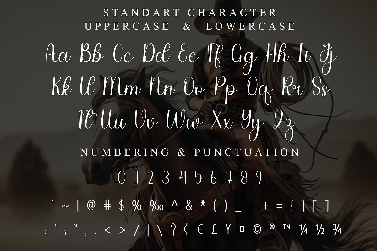 Cowboy, a Handwritten Font by FreshTypeINK (Photo 3 of 8)