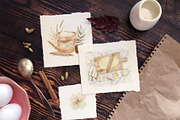 Baking at home - watercolor clipart, an Illustration by Julia M. Watercolor (Thumbnail 6 of 12)
