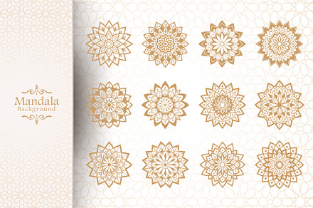 Arabesque Style Luxury Mandala
