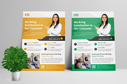 Medical Flyer Design, a Flyer Template by Vectorzone