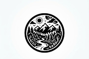 60 Eco Globe Landscape Silhouette, a Technology Illustration by Amazin_art (Thumbnail 24 of 29)