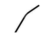 Bent Drinking Straw Silhouettes, a Graphic by hafijul (Thumbnail 3 of 10)
