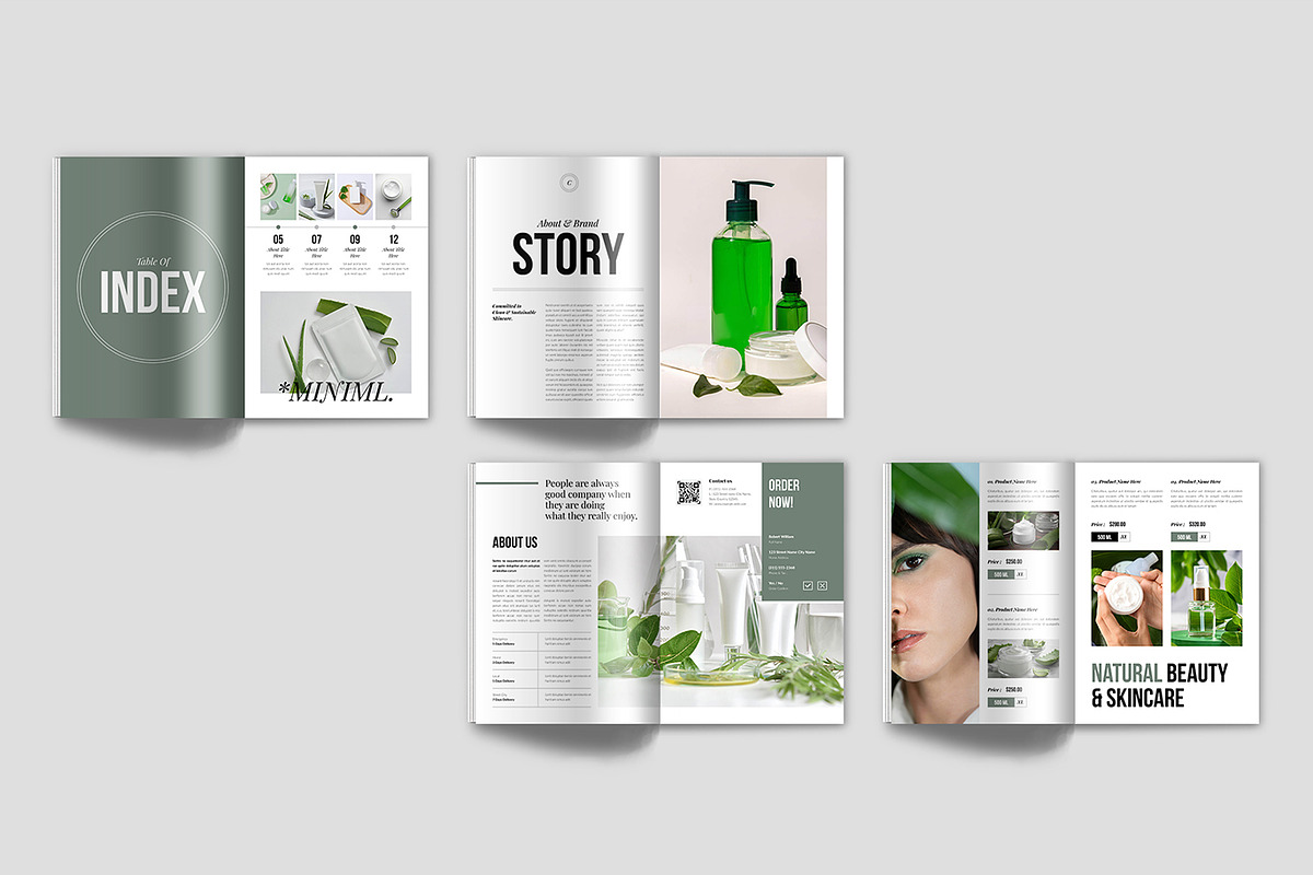 Beauty & Skincare Product Catalog, a Brochure Template by Spark_Creative (Photo 10 of 12)