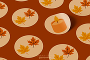 Cozy Autumn Wellness Set, a Seasonal Illustration by alinawithart (Thumbnail 7 of 10)