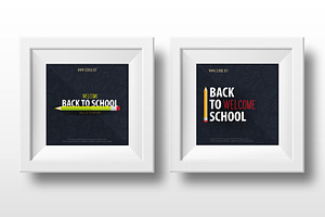 Back To School Creative Banners