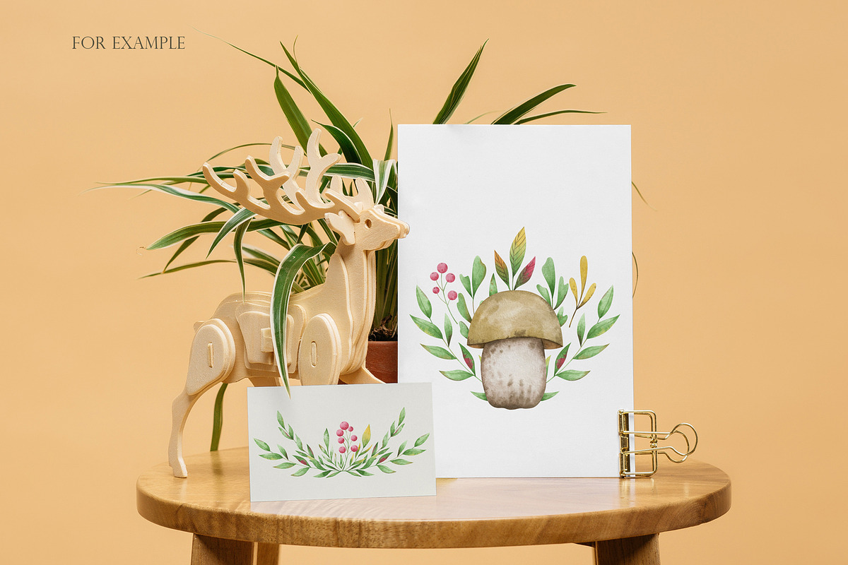 Watercolor fall clipart, an Object Graphic by OrangePeafowlArt (Photo 8 of 13)