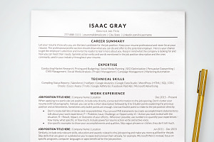 Resume Templates ATS Simple Design