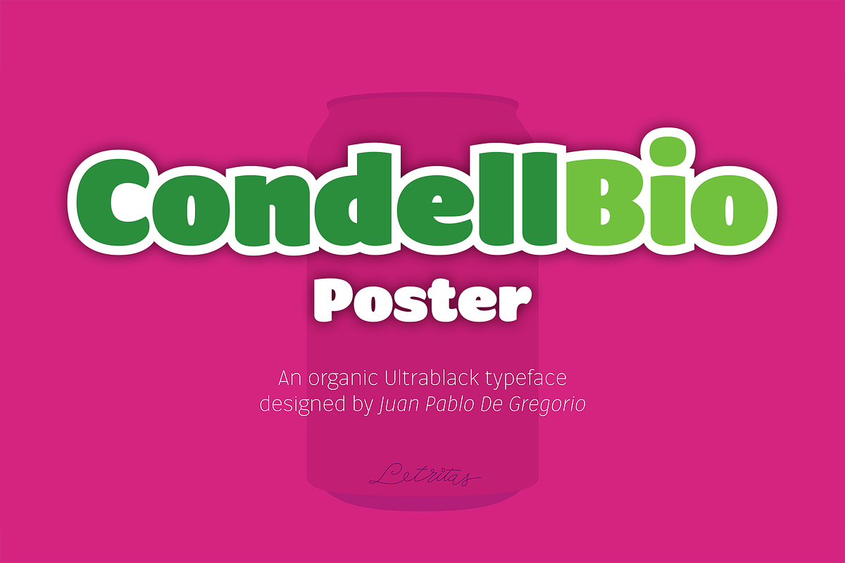 Condell Bio Poster, a Sans Serif Font by Letritas (Photo 1 of 11)