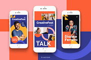 Creative Event Instagram Stories, a Social Media Template by Louds Studio (Thumbnail 2 of 6)