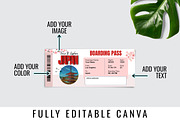 Japan Trip Gift Ticket Template, a Templates & Theme by Snapybiz (Thumbnail 4 of 10)