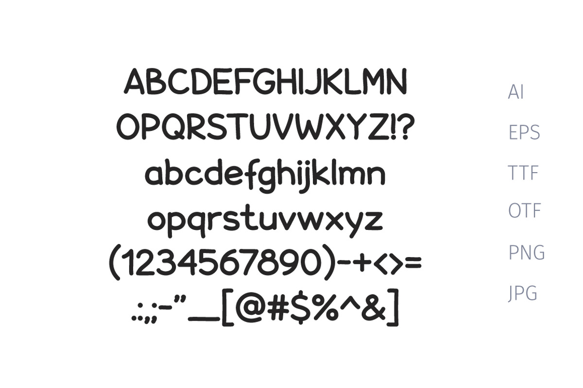 Hand Drawn Letters and Numbers preview 2