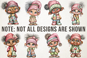 Black History Month Gnome Girl Clipa, an Illustration by RobertsArt (Thumbnail 4 of 6)