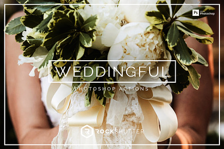Weddingful Photoshop Actions, an Action Add-On by RockShutter