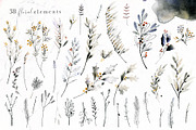 Vague Christmas Watercolor & Ink Set, an Animal Illustration by Bibela (Thumbnail 5 of 14)